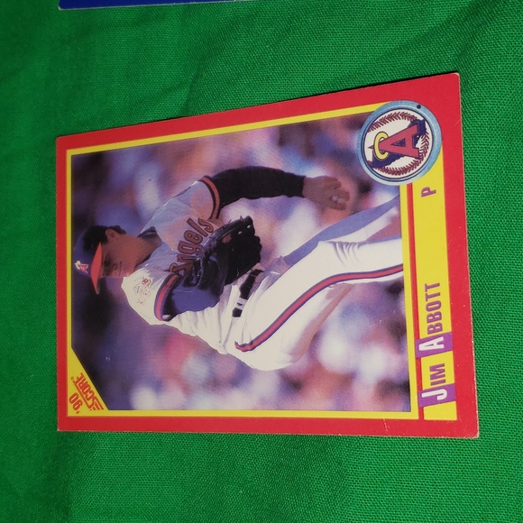 Jim Abbot Baseball Card Bundle 90 91 92 Score Upper Deck Classic - Picture 2 of 13